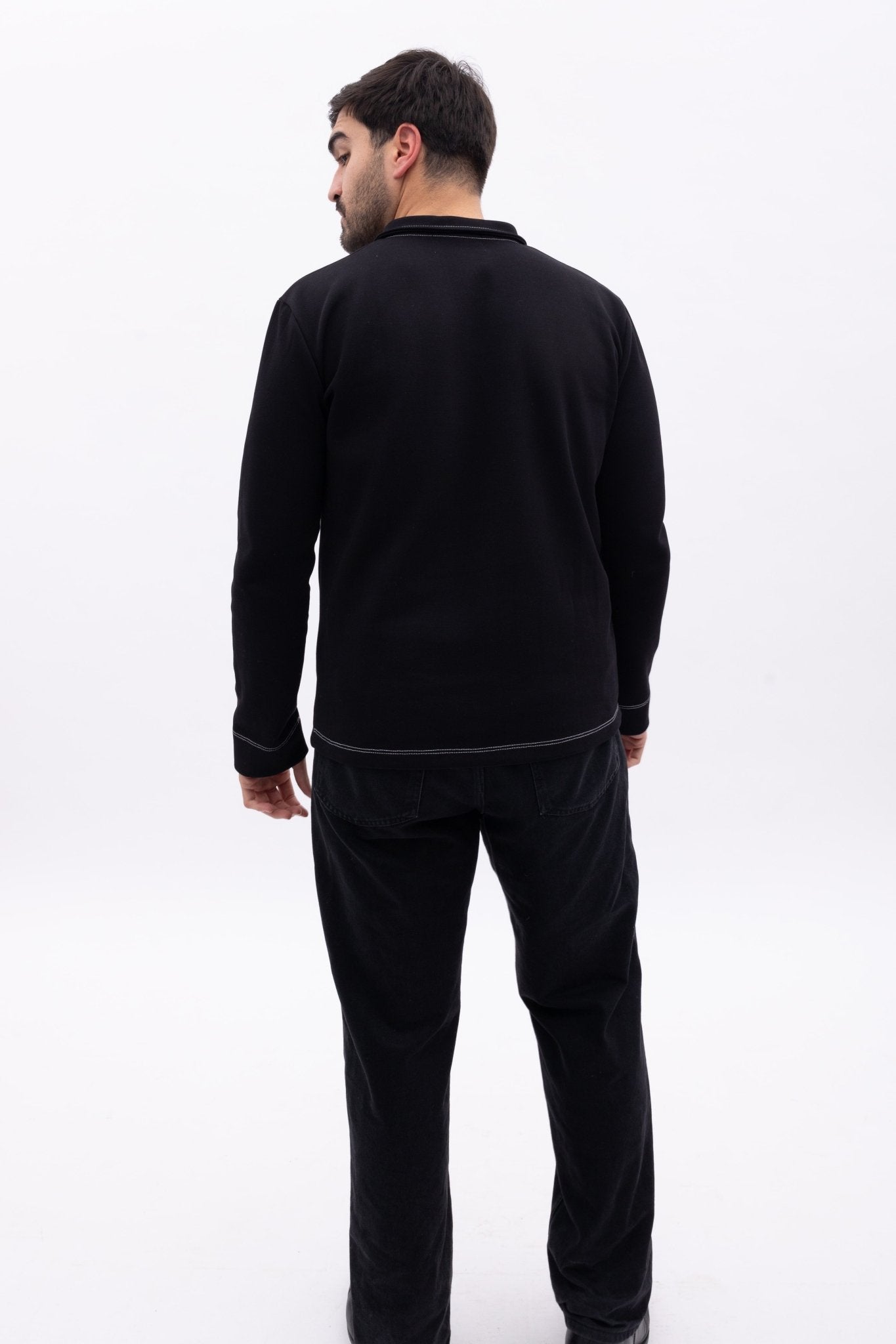 Model Polo Sleeve Back Image