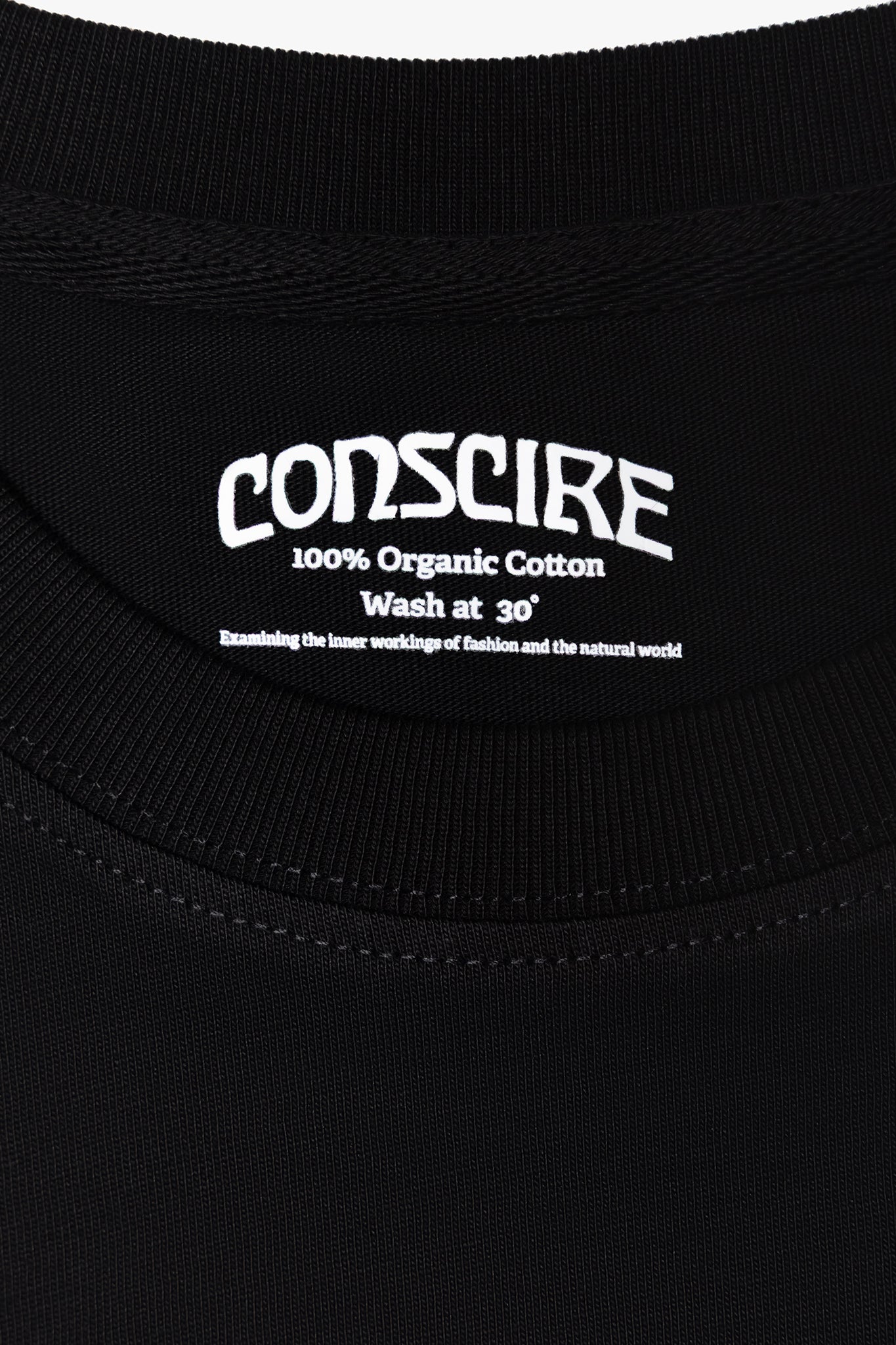 Organic Heavyweight Cotton T-Shirt Neck Label