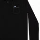 Black Polo Shirt White Stitching