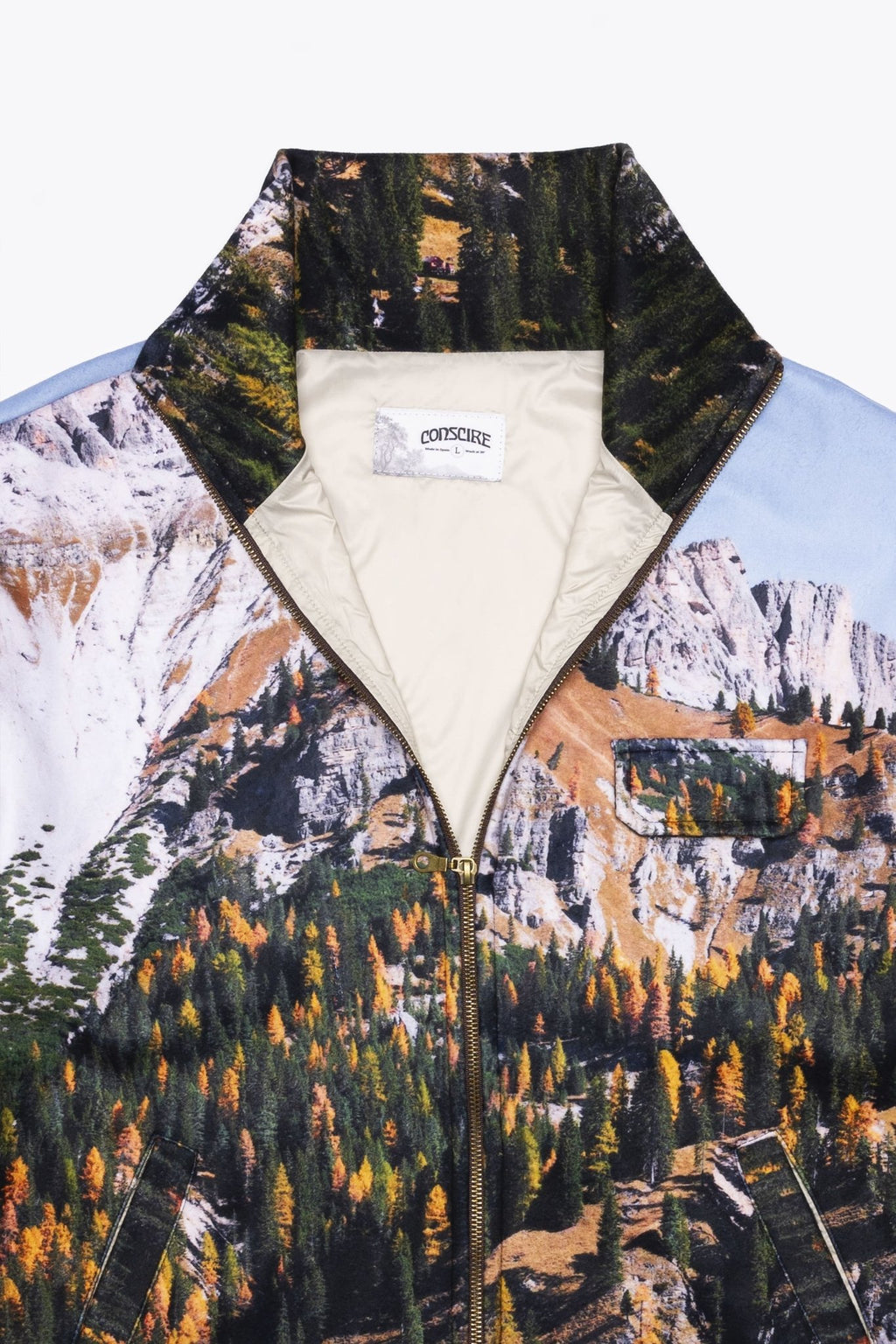 Zip-Up Shirt Product Photo Front