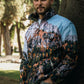 Zip-Up Shirt Model Outdoor Shooting